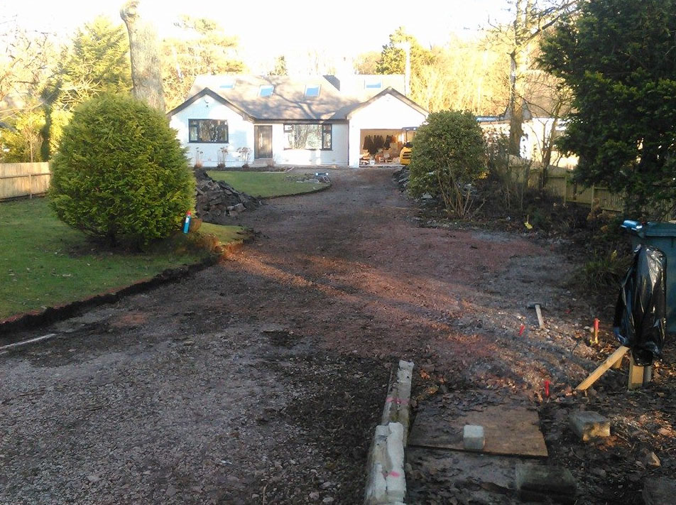 tarmac driveway arnside before